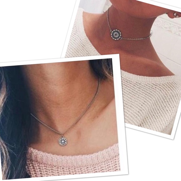 Boho 2 necklace bundle mandala necklaces - Picture 2 of 8